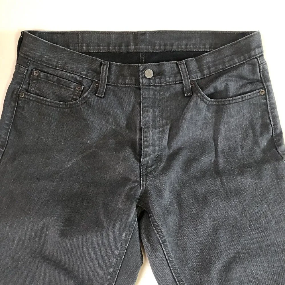 Levi's 541 Men’s Athletic Taper Charcoal Gray Jeans W36 L30 (Meas 28 Inseam)